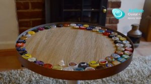 СТОЛ ИЗ ЭПОКСИДНОЙ СМОЛЫ И ПИВНЫХ ПРОБОК