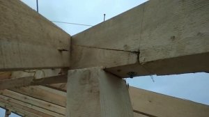 Установка стропил для вальмовой крыши. ч.1.