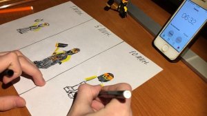 Ninja-Draw: нарисуй за 1/5/10 мин LEGO Ninjago