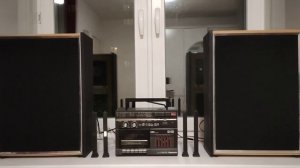 Слушаем колонки Электрон 103 и Panasonic RX C36