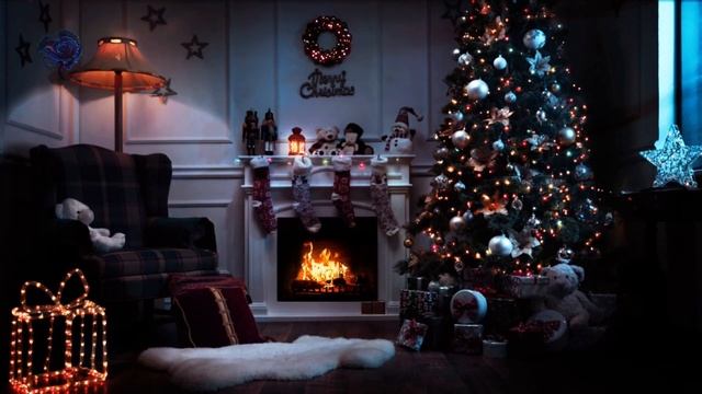Cozy Classical Christmas Music (432HZ): Relaxing Christmas Ambience with a Crackling Fireplace
