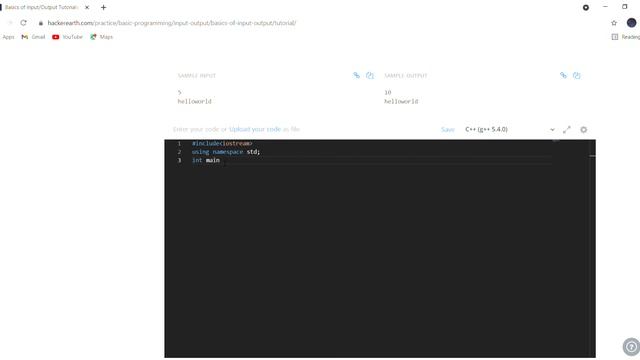Hacker Earth Problem-1 Basic Input/output Solution with C++  Made easy