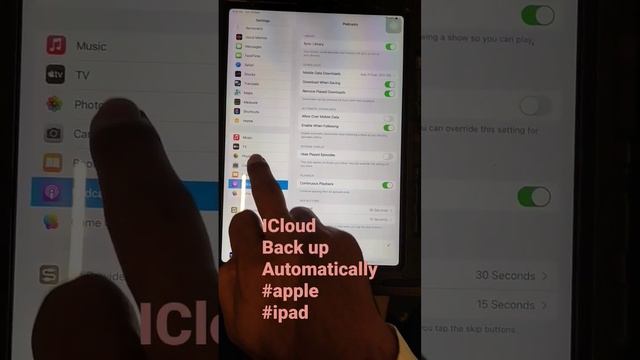 How to automatically Backup iPad photos using iCloud