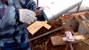 установка дымохода в теплице