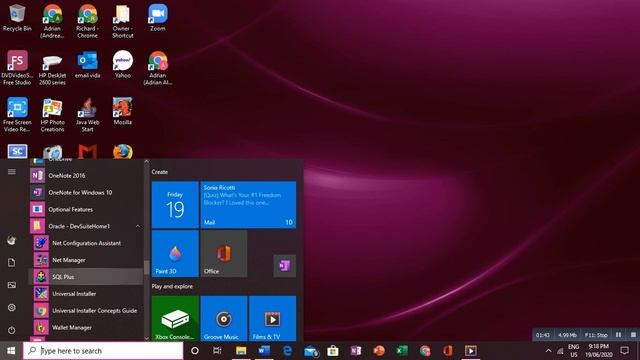 Demonstration of problem entering SQL* Plus for DAD assignment July 2020 смотреть онлайн