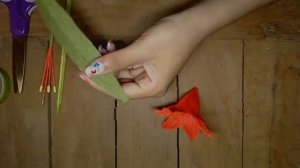 How to Make Amaryllis Paper flowers | Flower Making of Crepe Paper | Paper Flower Tutorial