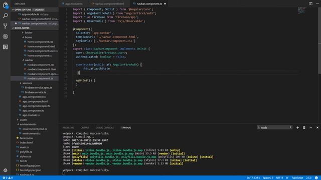 27. #FIREBASE AUTHENTICATION - Angular 4+ with Firebase & Material Design