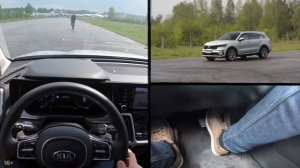 Kia Sorento и Hyundai Santa Fe 2021  Что с ними не так  Сравнительный тест драйв  Дизель и робот!