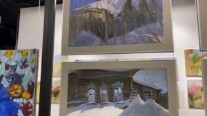 Обзор на выставку Современный русский импрессионизм  2023. Часть 2-я