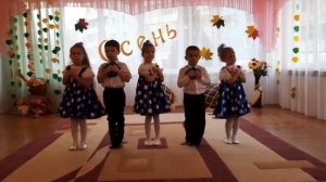 МБДОУ ДС №26 "Солнышко" 4-5 лет песня "Капельки -дождинки'