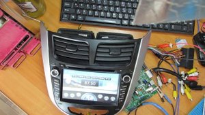 Подробный Ремонт штатной магнитолы Hyundai Solaris после другого мастера