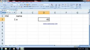 SARVAVASI ONLINE :Microsoft Excel 2007:Office Button: Home Tab(Clipboard Group)-DAY-9