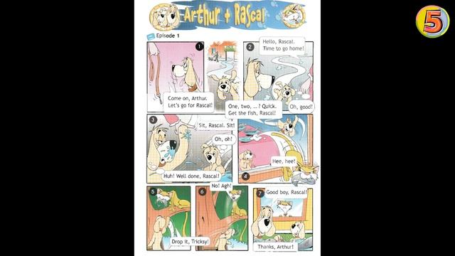 Spotlight. Английский язык. 3 класс. Стр. 40. Arthur + Rascal