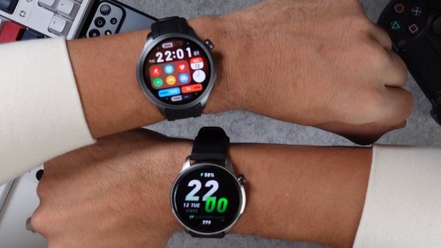 Amazfit Balance vs Amazfit GTR 4 Size Comparison - 46mm on WRIST!