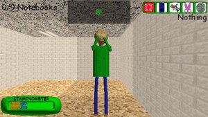 Baldi play Hide and Seek + Jumpscare | Baldi's Basics Plus V0.3