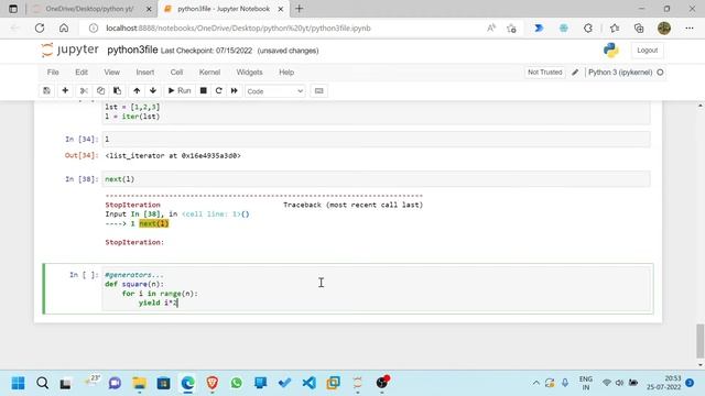 Python Iterators VS Generators | Python Advance series | Iterators VS Generators #trending1 @YouTub