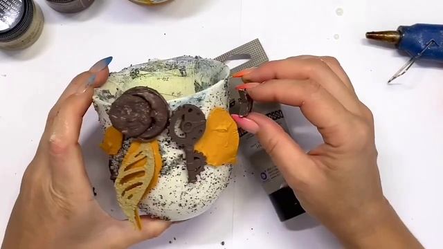 Altered cup tutorial/Scrapbooking/Mixedmedia/скрапбукинг смотреть онлайн