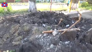 Макеевка, артобстрел микрорайона Черёмушек.