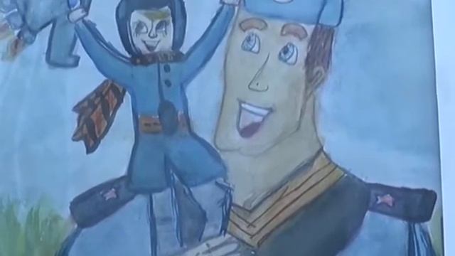 "Есть такая профессия - Родину защищать" - выставка детского рисунка в ДШИ-Видное смотреть онлайн
