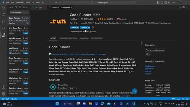 How to Run C++ Program in Visual Studio Code | vs code Setup For C++ on window #C++ #vscode