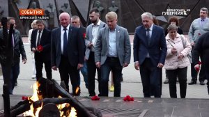 Делегации ЛНР и ДНР посетили мемориальный комплекс «Партизанская поляна»