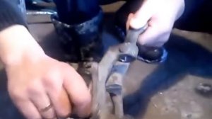 рулевые тяги передней балки самодельного минитрактора ( front tie rod homemade tractor )