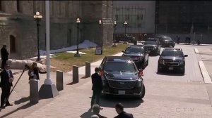 U.S. President Joe Biden arrives at Parliament Hill | CANADA TRIP