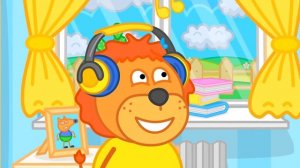 Lion Family Cartoon for Kids Balloons