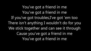 You've got a friend in me by Randy Newman lyrics