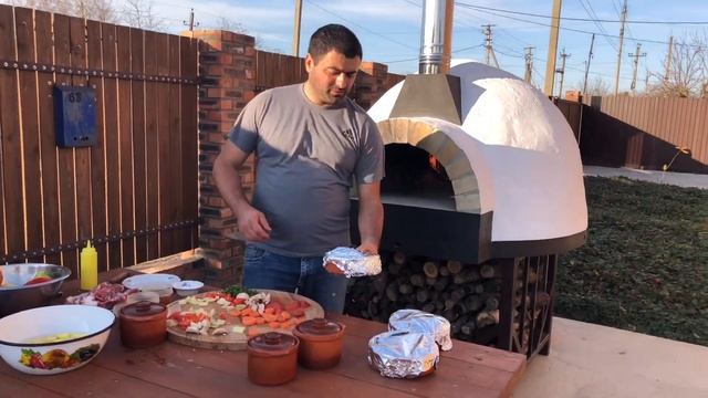 Как приготовить чанахи в глиняных горшочках в Помпейской печи❗️ рецепт