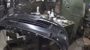 ГУБА на передний бампер Калина