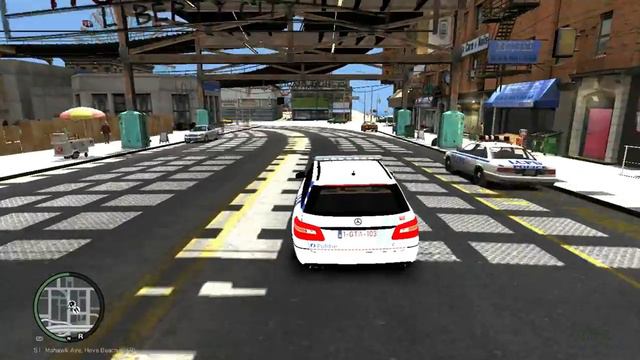 Gta IV - Mercedes-Benz E Class - Belgian Police смотреть онлайн