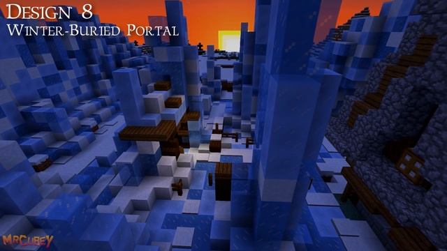 14 Awesome NETHER PORTAL Designs & Ideas! - Minecraft смотреть онлайн