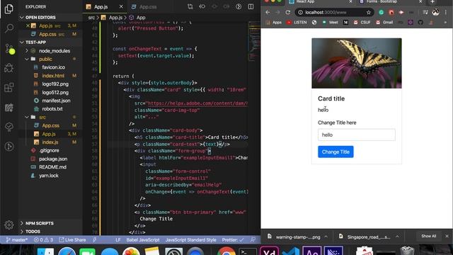 Event Handling in React - Learn React Quickly - Easy explanation of React Basics