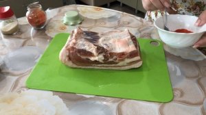 Свиная грудинка в фольге Запеченая в духовке