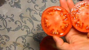 Томат Яркая малиновка F1. Тест зрелых плодов.