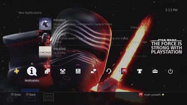 Lego Star Wars The Force Awaken Free Static PS4 Theme смотреть онлайн