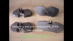 What components are included in the hot pressing mold of the IAG pressing line.  brake mold factory