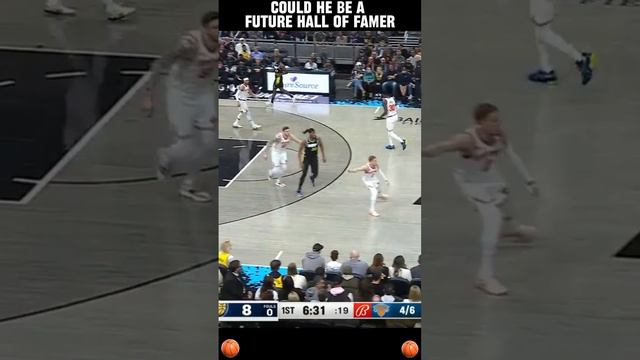 Tyrese Haliburton with a sensational MJ move. #tyresehaliburton #indianapacers #pacers