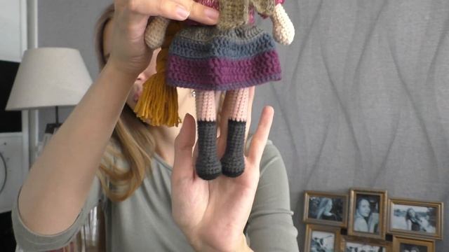 Обзор вязаных игрушек - новый зайчик, мишки, куклы, лис и волк. смотреть онлайн