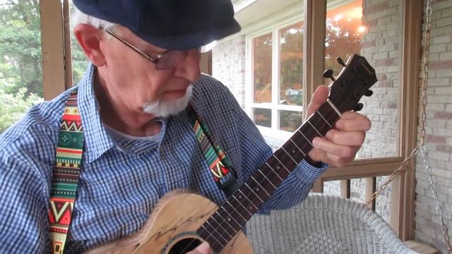 Stand by me.  Davis cover.  Caramel spalted maple tenor ukulele. смотреть онлайн