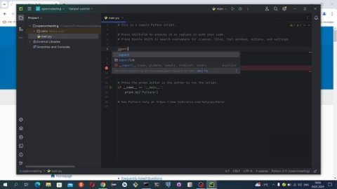 Установка OpenCV