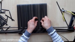 Плетеная мебель из ротанга. Урок №2. Узоры