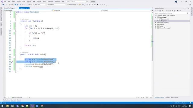 Возможности Visual Studio. Отладка кода. Debug