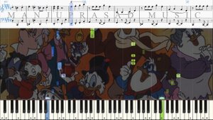 Duck Tales - Disney Piano Advanced Tutorial | MIDI | SHEET | Manjuprasad Music | Manjuprasad