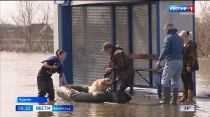 Курганцев из затопленных СНТ сотрудники МЧС эвакуировали на лодках
