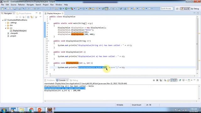 What are Overloading methods in Java? | Java Overloading methods | Java Tutorial
