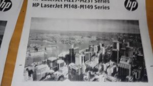 МФУ HP LJ Pro M227sdn печатает размазано