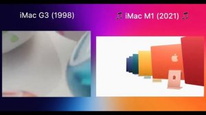 iMac 1998 vs iMac 2021 Commercials Side by Side #SpringLoaded #iMac