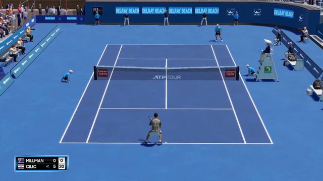 Delray Beach Open 2023 | John Millman vs Marin Cilic | Semifinal | AO Tennis 2